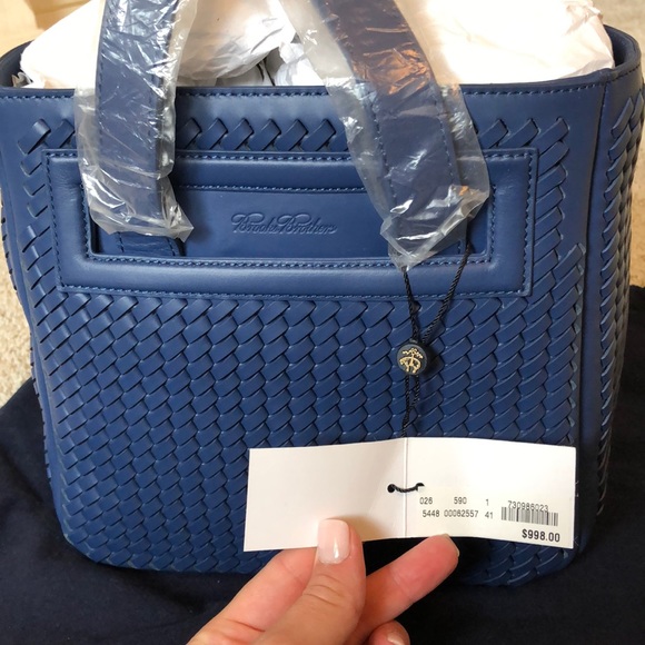 BRAND NEW Brooks Brothers woven handbag - Picture 5 of 8
